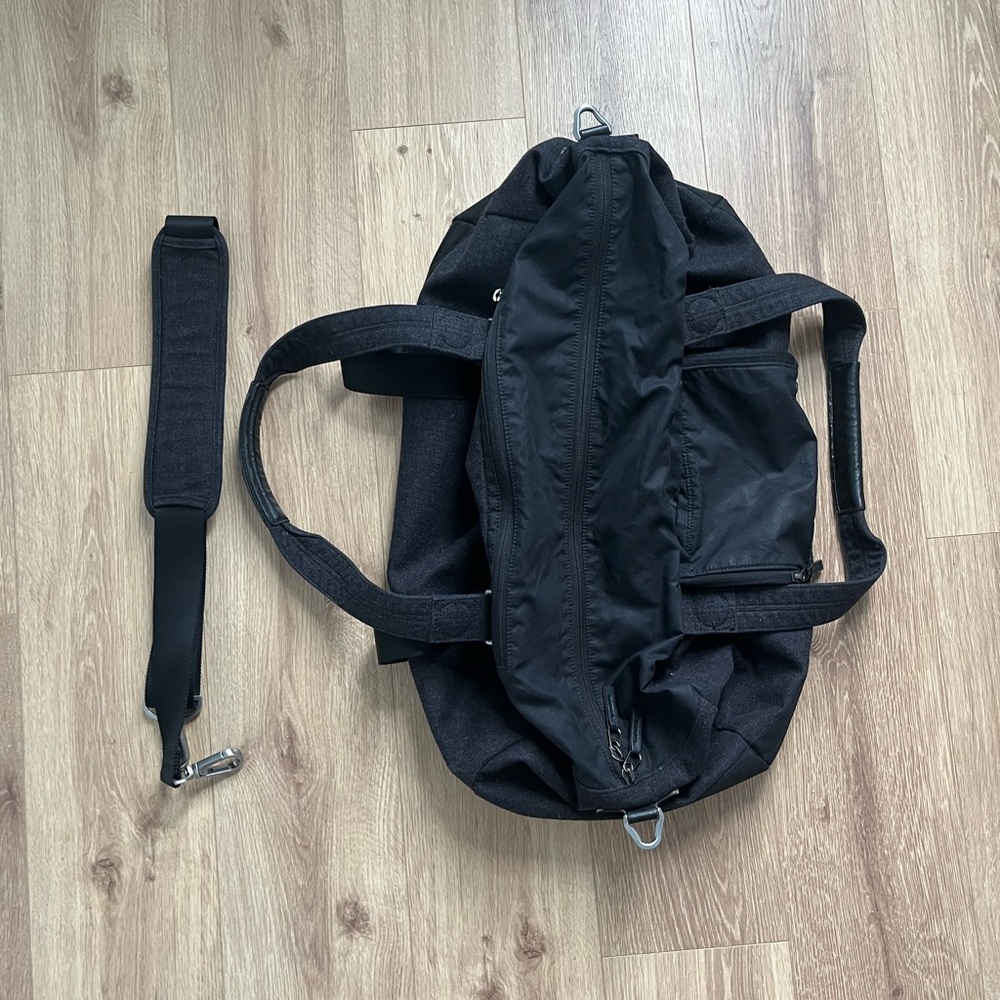 lululemon athletica Black Duffel Bag